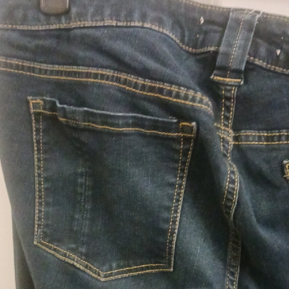 Dark Blue Skinny Denim Jeans for Women - Picture 12 of 15